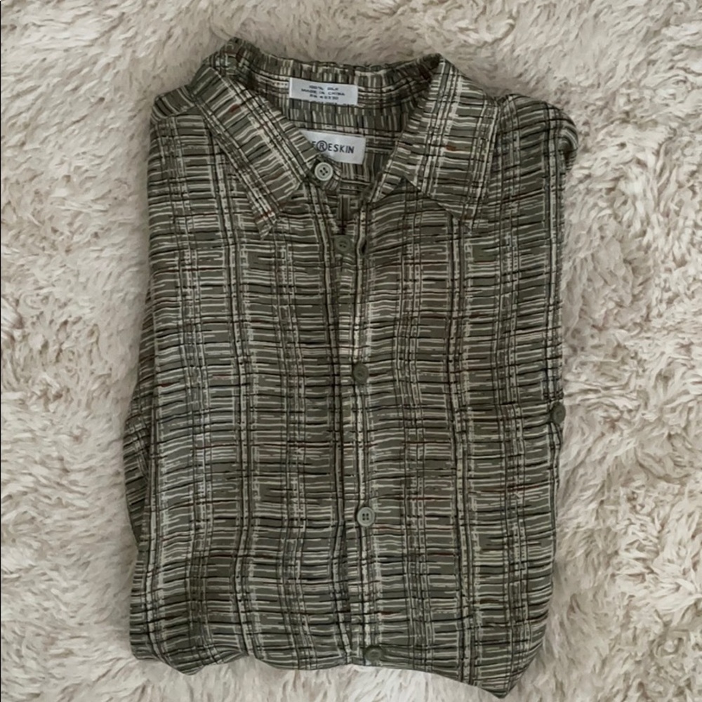 Vintage Silk Button Down
